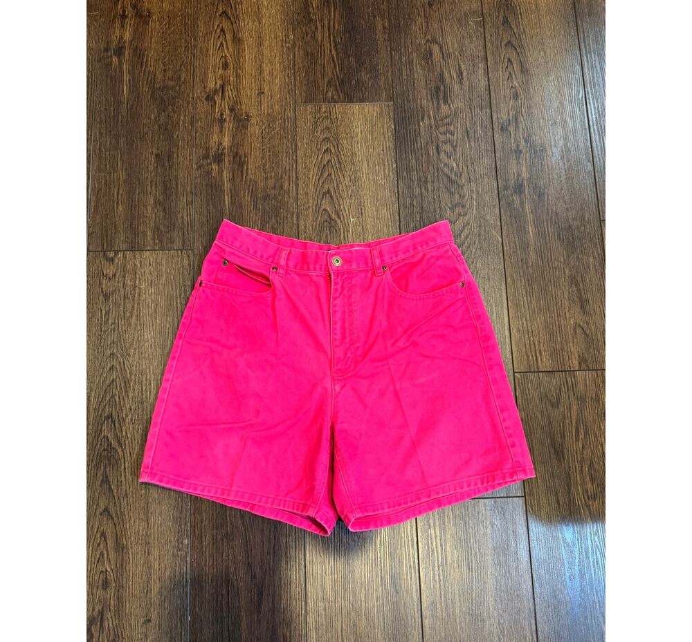 Vintage Liz Claiborne high waisted Shorts Size 14 Classic Fit Fuscia Pink 90s